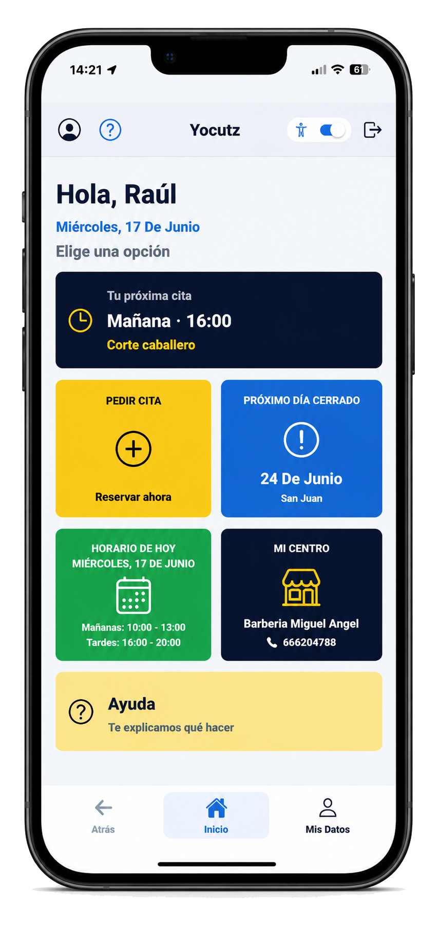 Modo accesibilidad