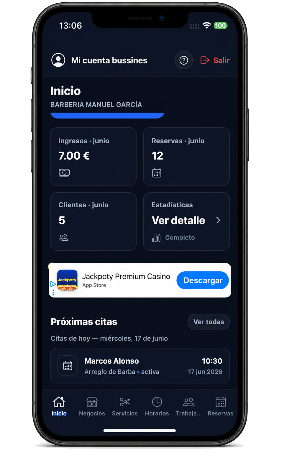 App negocio